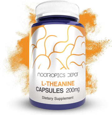 L-Theanine Capsules 200Mg (90 Count) | Promotes Relaxation |