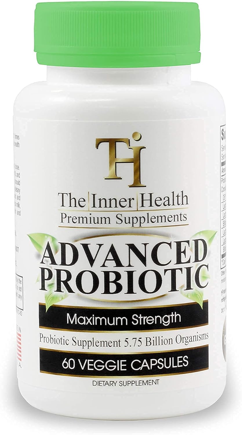 The Inner Health Advanced Probiotics For Women & Men To Support Health2.08 Ounces