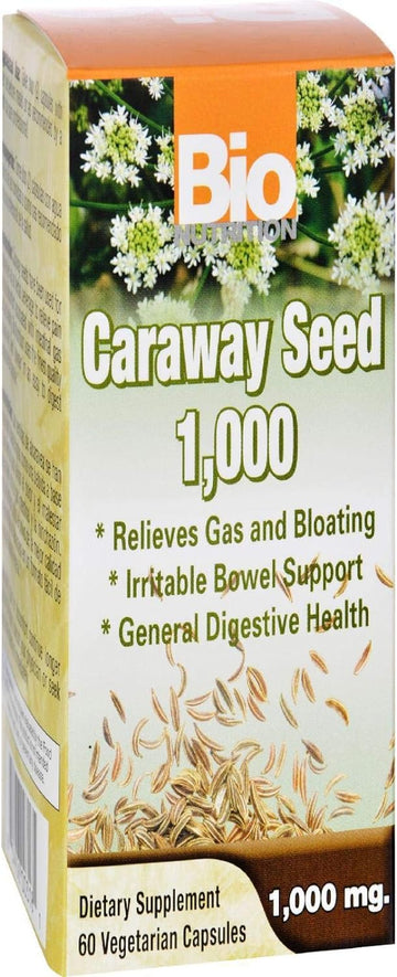 Bio Nutrition Caraway Seed Vegi-Caps, 60 Count2.3 Ounces