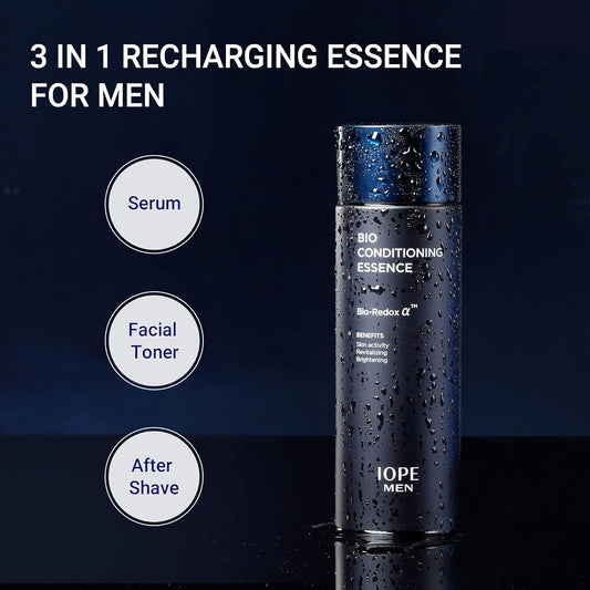 IOPE Moisturizing Water Serum for Face, Anti Aging Men Bio Essence Intensive Conditioning Facial Serum, Skin Brightening and Tightening Formula for Fine Lines, 4.90 ..(145) by Amorepacific