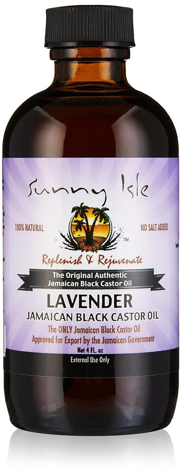 Sunny Isle Lavender Jamaican Black Castor Oil, 4 Ounce