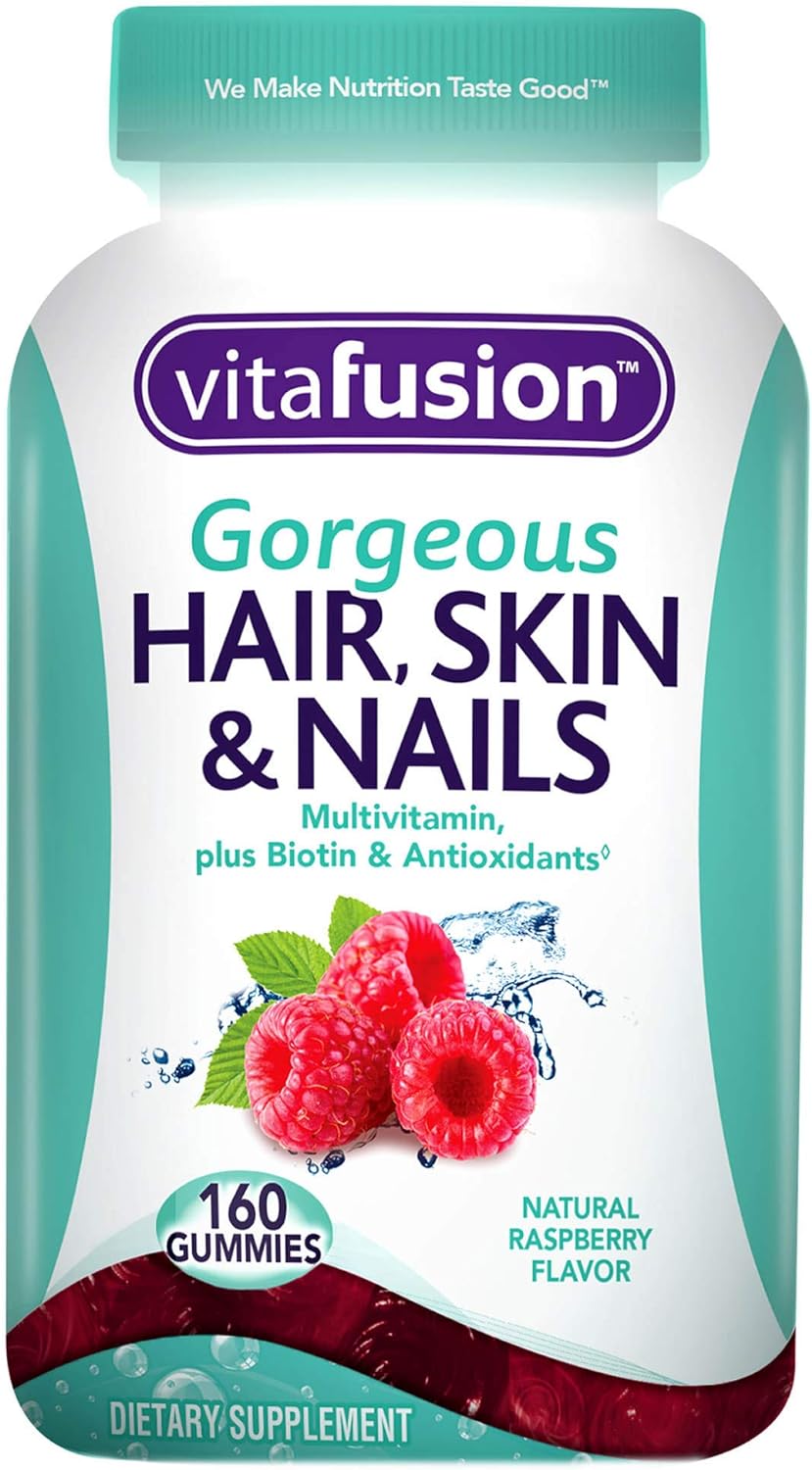  Vitafusion Gorgeous Hair, Skin & Nails Multivitamin, 160 Co