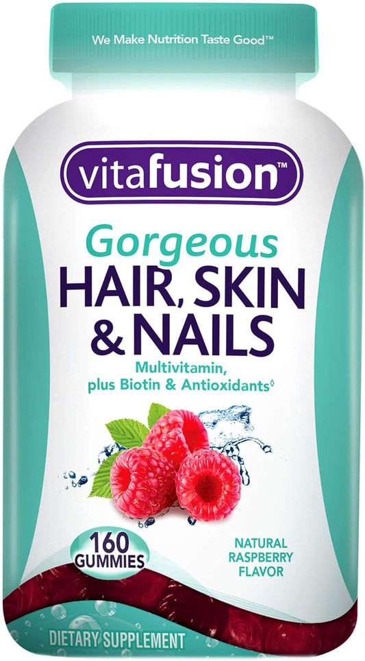  Vitafusion Gorgeous Hair, Skin & Nails Multivitamin, 160 Co