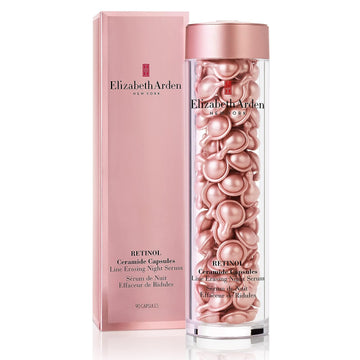 Elizabeth Arden Retinol Ceramide Capsule Serum, Night Skin Care, Fine Line and Wrinkle Erasing Face Serum