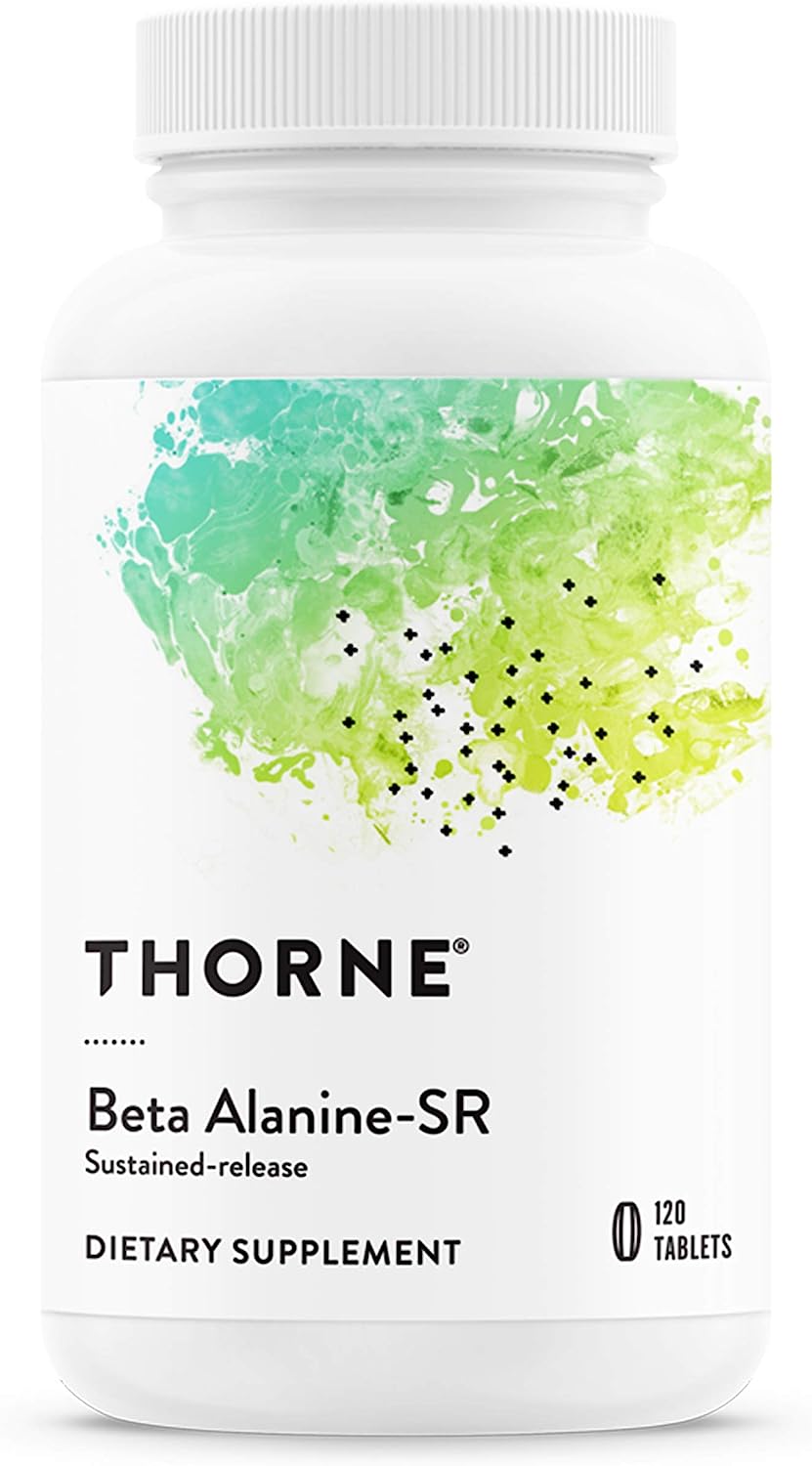 Thorne Beta Alanine Sustained Release - Amino Acid for Muscle Output and Endurance - NSF Certified for Sport - 120 Tablets - 60 Servings