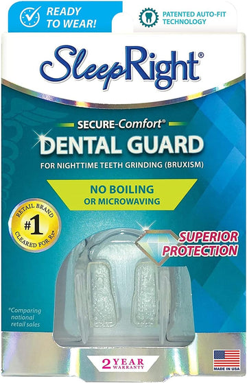 SleepRight Secure Comfort Dental Guard 1 ea (Pack of 2) - Packaging May Vary