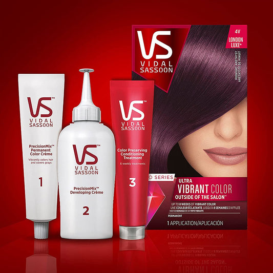 Vidal Sassoon Pro Series Permanent Hair Dye, 5VR London Lilac Hair Color