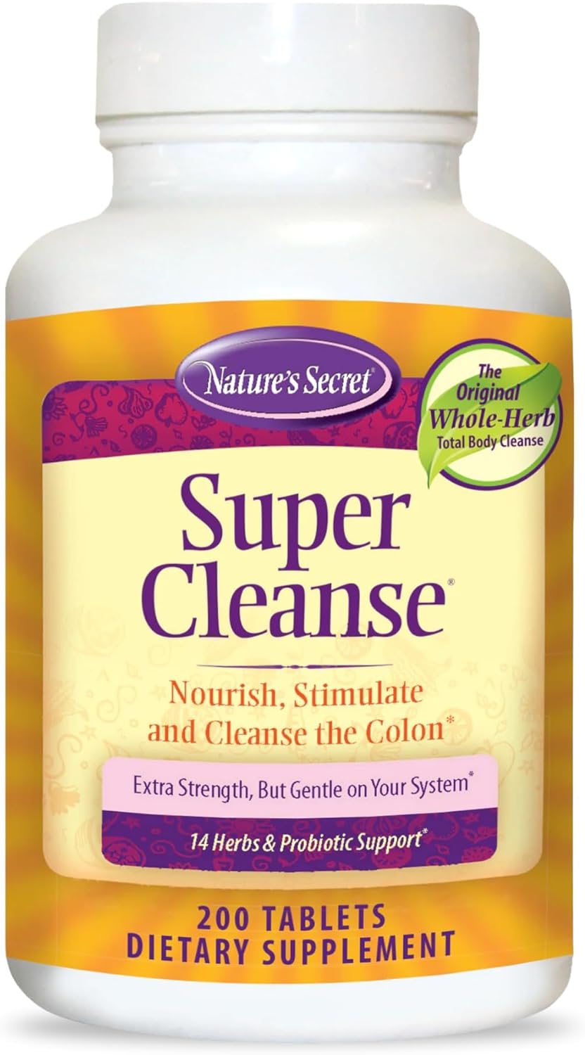 Nature'S Secret Super Cleanse, 200 Tab