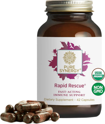 PURE SYNERGY Rapid Rescue | Organic Immune Support Capsules