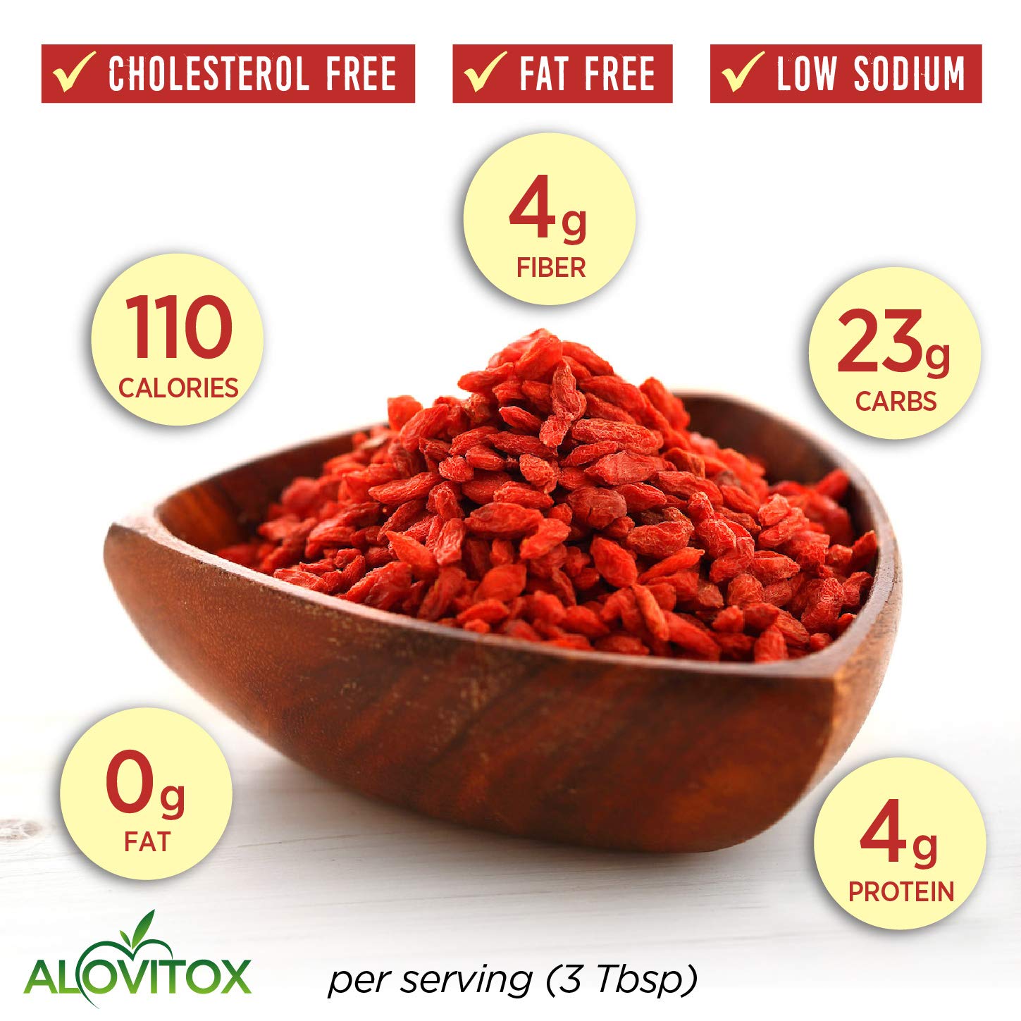 Organic Goji Berries Dried 16 Oz | Raw, Vegan, Gluten Free D