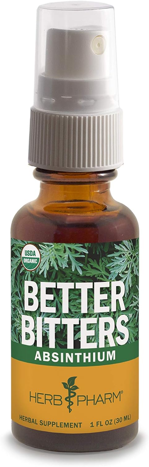 Herb Pharm Better Bitters Certified Organic Digestive Bitters, Absinth0.96 Ounces
