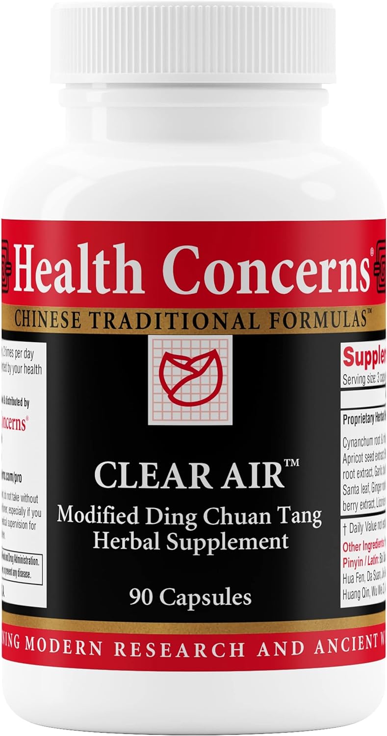 Health Concerns Clear Air - Lung Health & Respiratory Support Suppleme