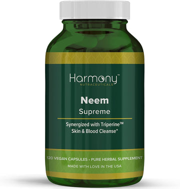 Harmony Nutraceuticals Neem Highest Potency, Maximum Bio-Availability,