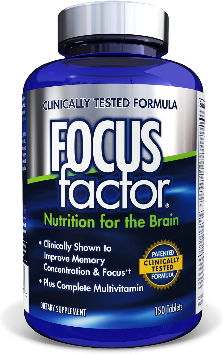 Focus Factor Nutrition for The Brain Improved Memory & Concentration B