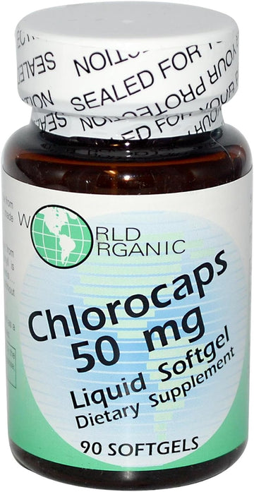 Chlorocaps, 50 mg, 90 Softgels, World Organic