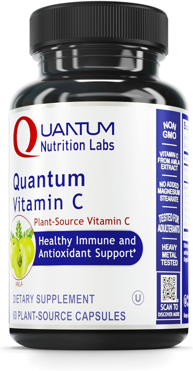 Quantum Vitamin C - 100% Plant-Based Vitamin C Capsules With C- Pro Bl