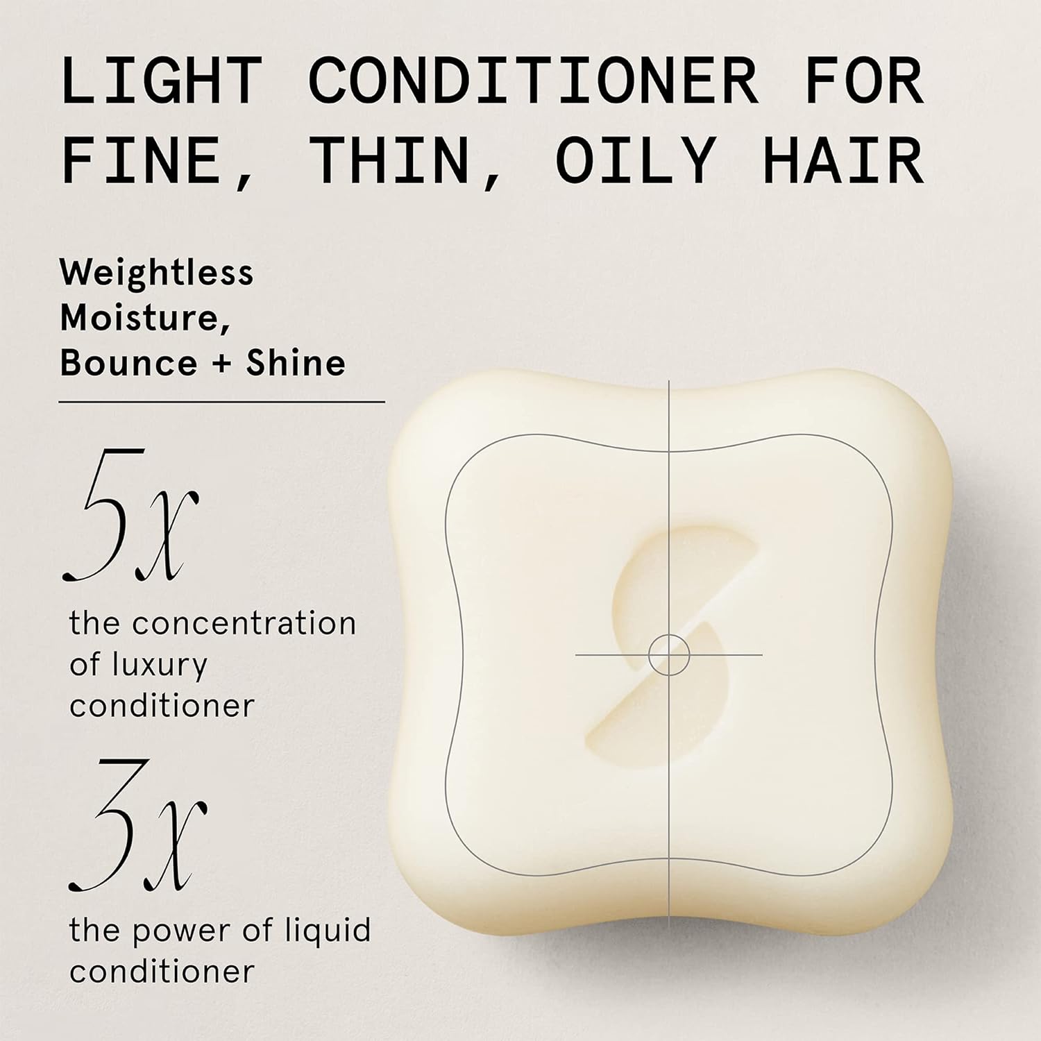 Esupli.com SUPERZERO Fine and Thin Hair Solid Conditioner Bar for Lift 