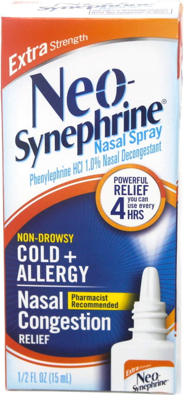 Neo-Synephrine Nasal Spray , Extra Strength Formula, 0.50 Ou