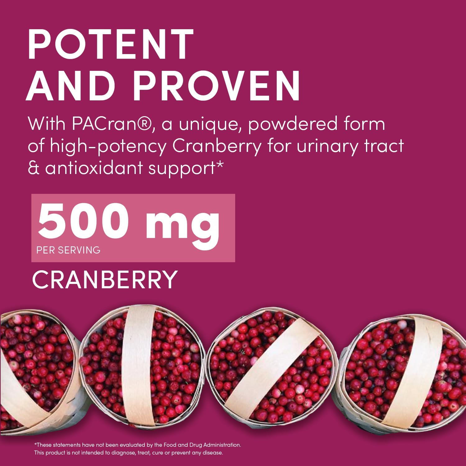 Swisse Cranberry Pills For Women & Men | PACran Cranberry Extract Supp