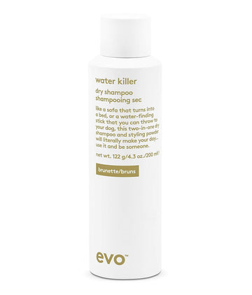 evo Water Killer Dry Shampoo Brunette - Absorbs Oil to Refresh Hair, Reduces Damage from Excessive Washing