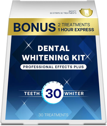 Teeth Whitening Strip, Whitening Strips 30 Treatments for Sensitive Teeth, Professional Effects Teeth Whitening Kit