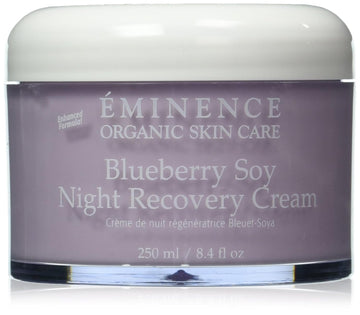 Eminence Soy Night Recovery Cream, Blueberry, 8.4