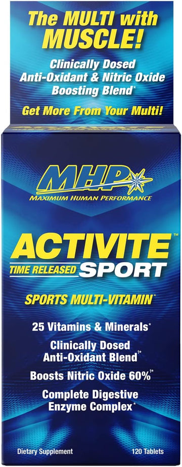 MHP Activite Sport Multi Vitamin, 25 Vitamins and Minerals, Nitric Oxi