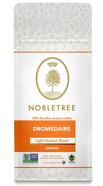 Nobletree Dromedaire Ground Coffee, Light Roast