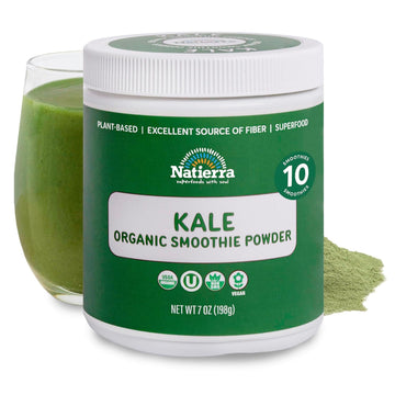 NATIERRA Kale Organic Smoothie Powder | USDA Organic, Vegan & Non-GMO