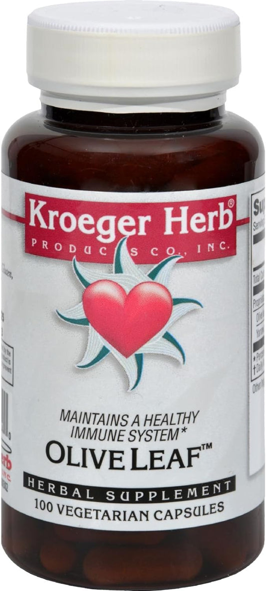 Kroeger Herb Herb Co Olive Leaf - 100 Caps