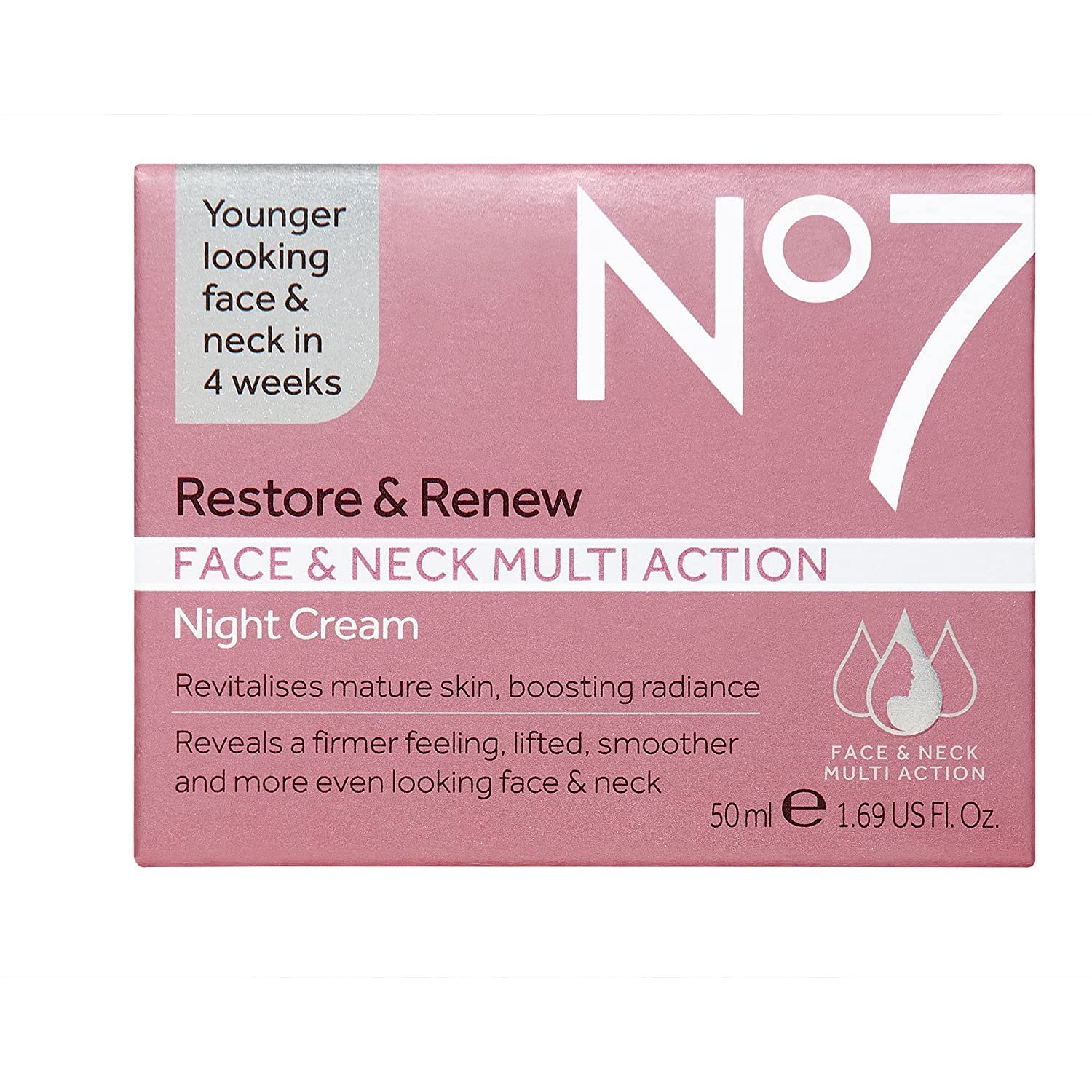 No7 Restore and Renew Night Cream - 1.6  by Boots