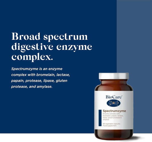 BioCare Spectrumzyme (Enzyme Complex) - 90 Capsules

50 Grams