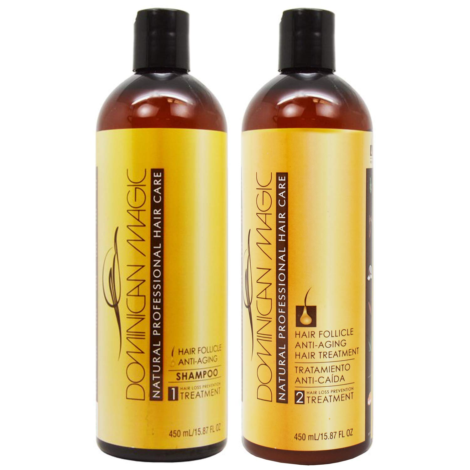 Dominican Magic Hair Follicle Anti-Aging Shampoo & Treatment 15.87 Duo "Set"