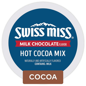 Swiss Miss Milk Chocolate Hot Cocoa, Keurig Single-Serve Hot Chocolate K-Cup Pods, 28 Count
