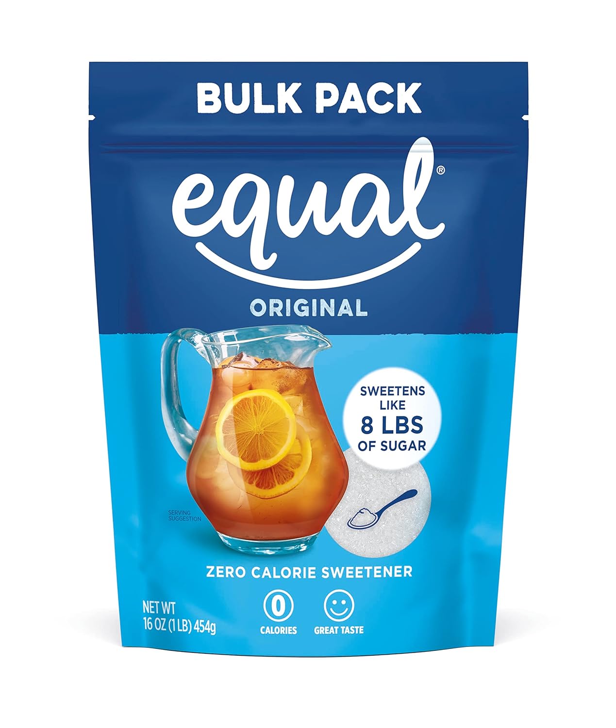 EQUAL 0 Calorie Sweetener, Granulated Sweetener, Sugar Substitute, Zero Calorie Sugar Alternative, Sugar Alternative, 1