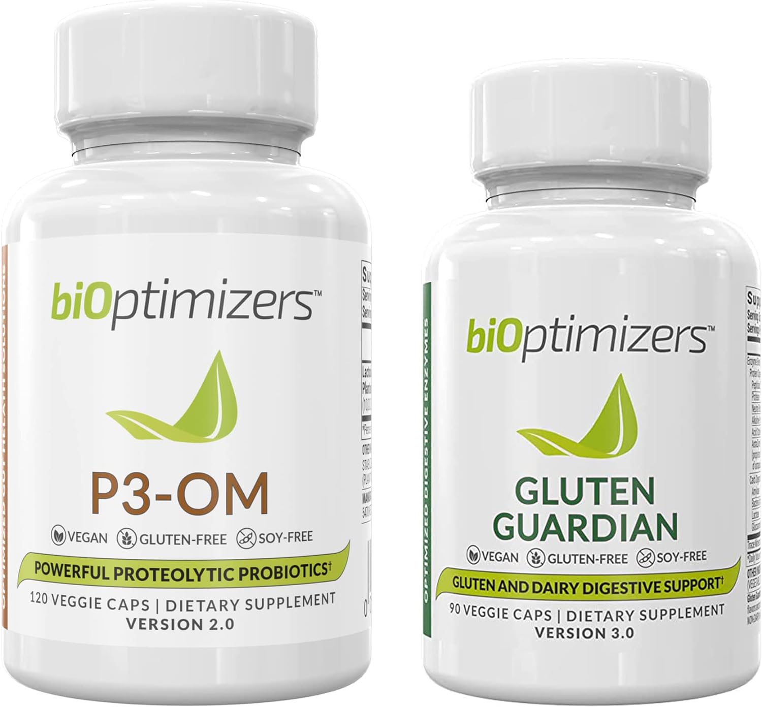 BiOptimizers - P3-OM (60 Capsules) and Gluten Guardian (90 C