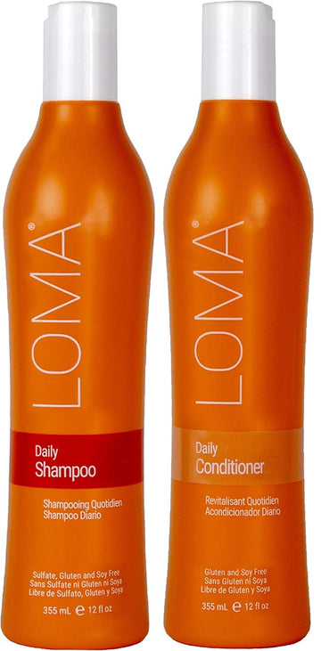 LOMA Daily Shampoo (clear formula) and Daily Conditioner (DUO PACK) 12  Each