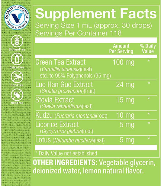 The Vitamin Shoppe Supreme Green Tea 100MG, with 90% Polyphenols, Anti