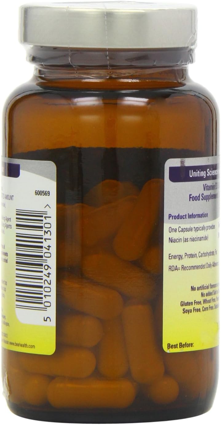 FSC 500mg Niacinamide Vitamin B3 - Pack of 60 Vegetarian Capsules

