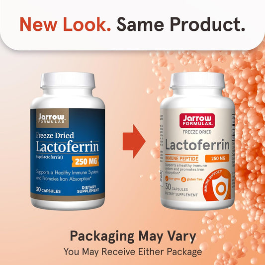 Jarrow Formulas Lactoferrin 250 mg - Immune-Supporting Glycoprotein -