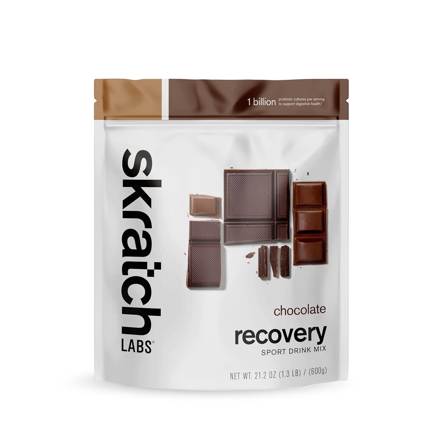Skratch Labs Post Workout Recovery Drink Mix with Chocolate, (21.2 oz,