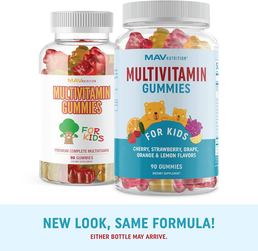 Kids Multivitamin Gummies | Vitamins A, B, C, D & Zinc For Immunity, G