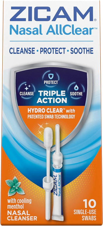 Zicam Nasal AllClear, Triple Action Nasal Cleanser with Cool