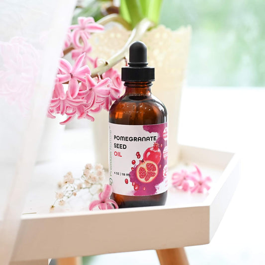 Premium Nature Pomegranate Seed Face Oil. 100% Pure Unrefined Cold Pressed for Essential Oils. Gua Sha Oil. Oil for Hair Skin and Nails 4