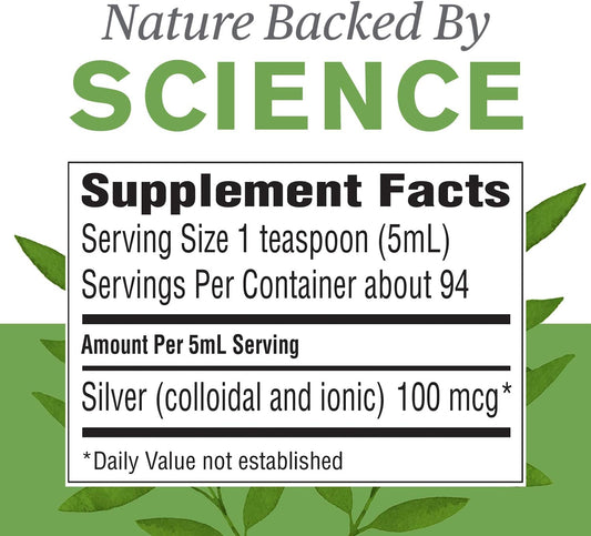 Nature'S Sunshine Silver Shield Liquid, 16 Fl Oz | Colloidal