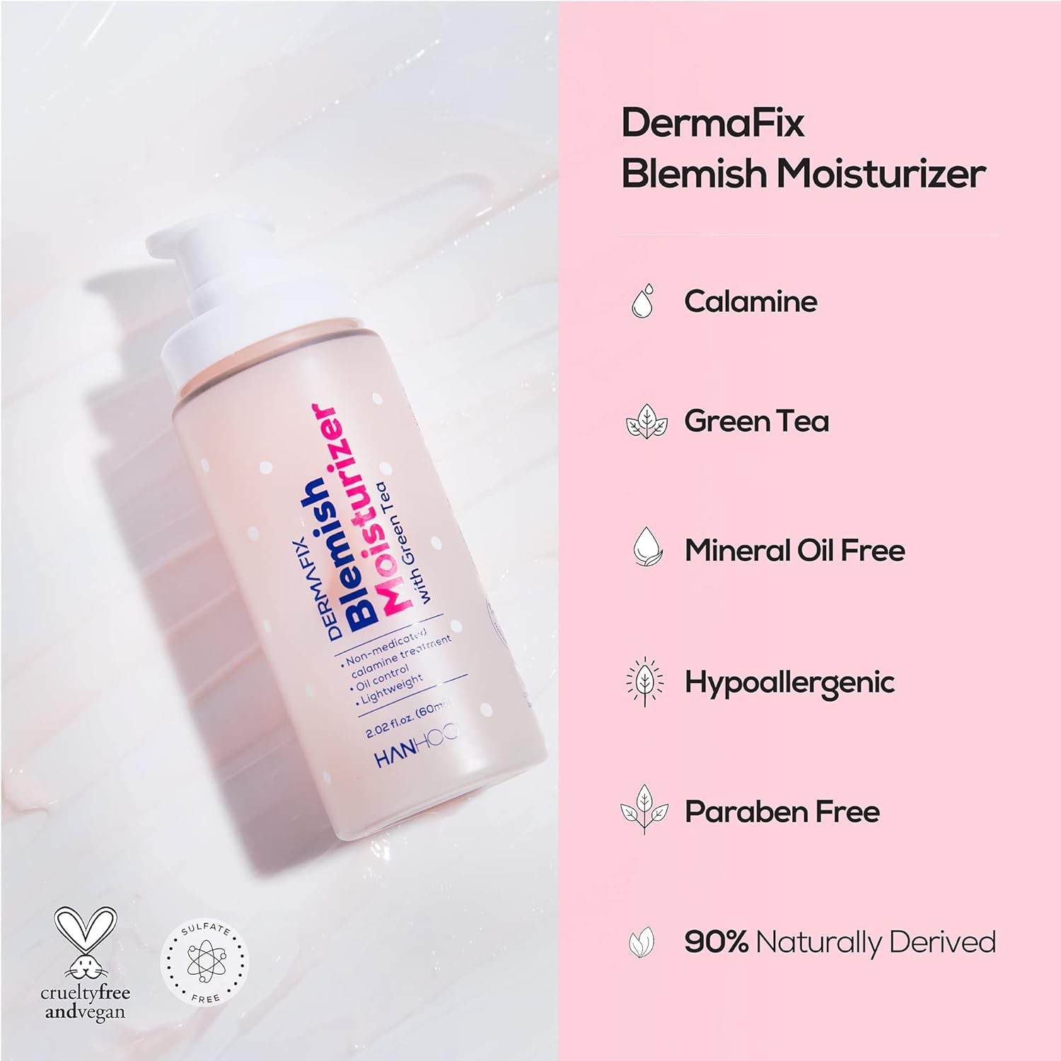 HANHOO Dermafix Blemish Moisturizer | Daily Facial Moisturiz