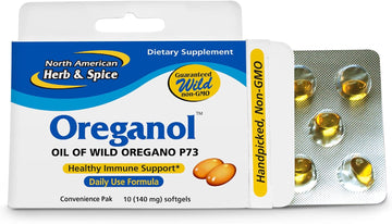 NORTH AMERICAN HERB & SPICE Oreganol P73 Convenience Pak - 10 Softgels