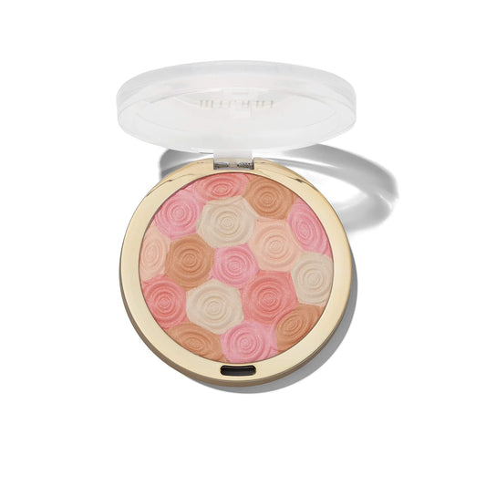 Milani Illuminating Face Powder - Beauty's Touch (0.35 ) Cruelty-Free Highlighter, Blush & Bronzer in One Compact to Shape, Contour & Highlight
