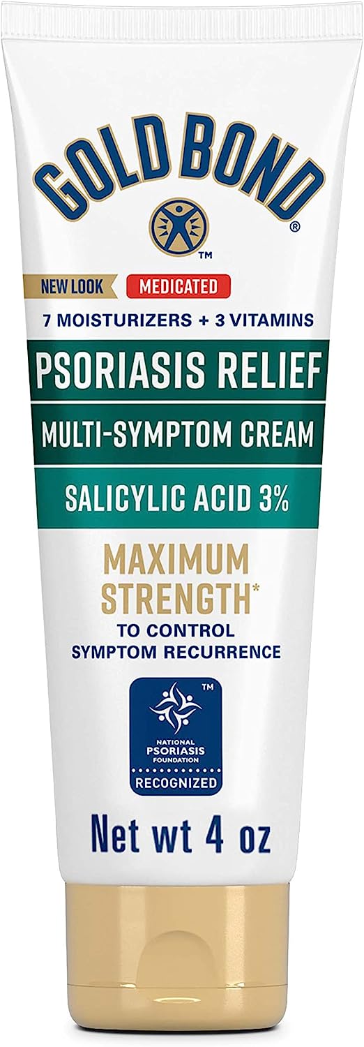 Gold Bond Multi-Symptom Psoriasis Relief Cream, 4 Oz., For I