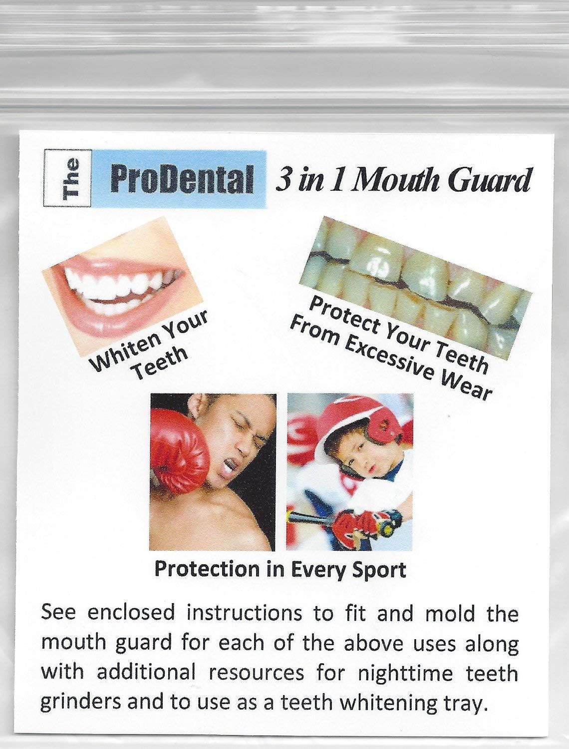 Professional Mouth Guard for Grinding Teeth - 6 Customizable